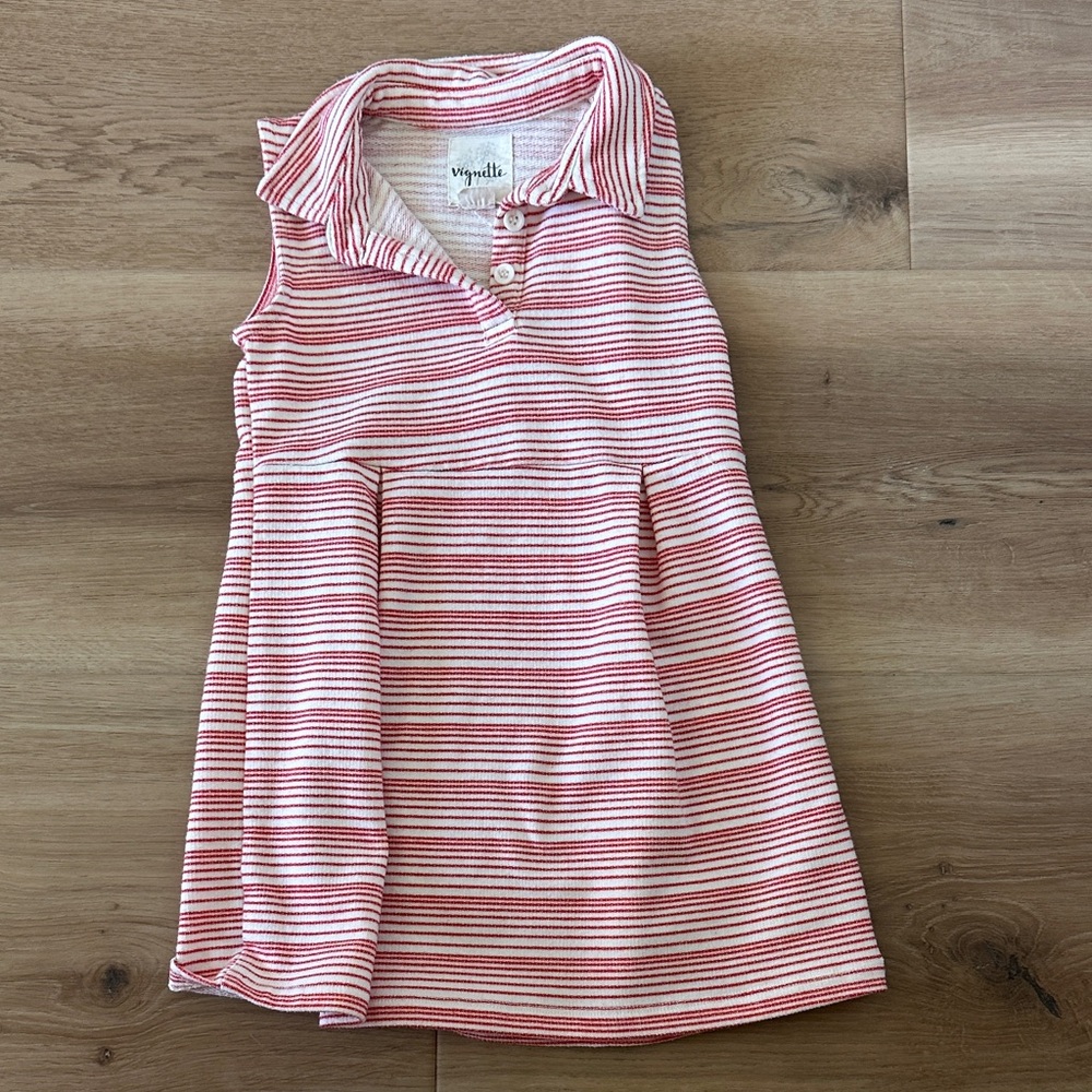Pink Striped Kids Dress